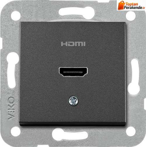 Viko Artline Novella/Trenda Siyah Hdmi Konnektör Kapak (Mekanizma Hariç)